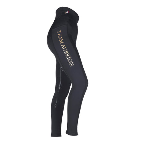 Shires Aubrion Team Winter Riding Tights #colour_black