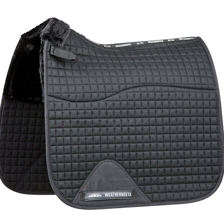 Weatherbeeta Prime Comfy Fleece Dressage Saddle Pad #colour_black