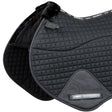 Weatherbeeta Prime Comfy Fleece Jump Shaped Saddle Pad #colour_black