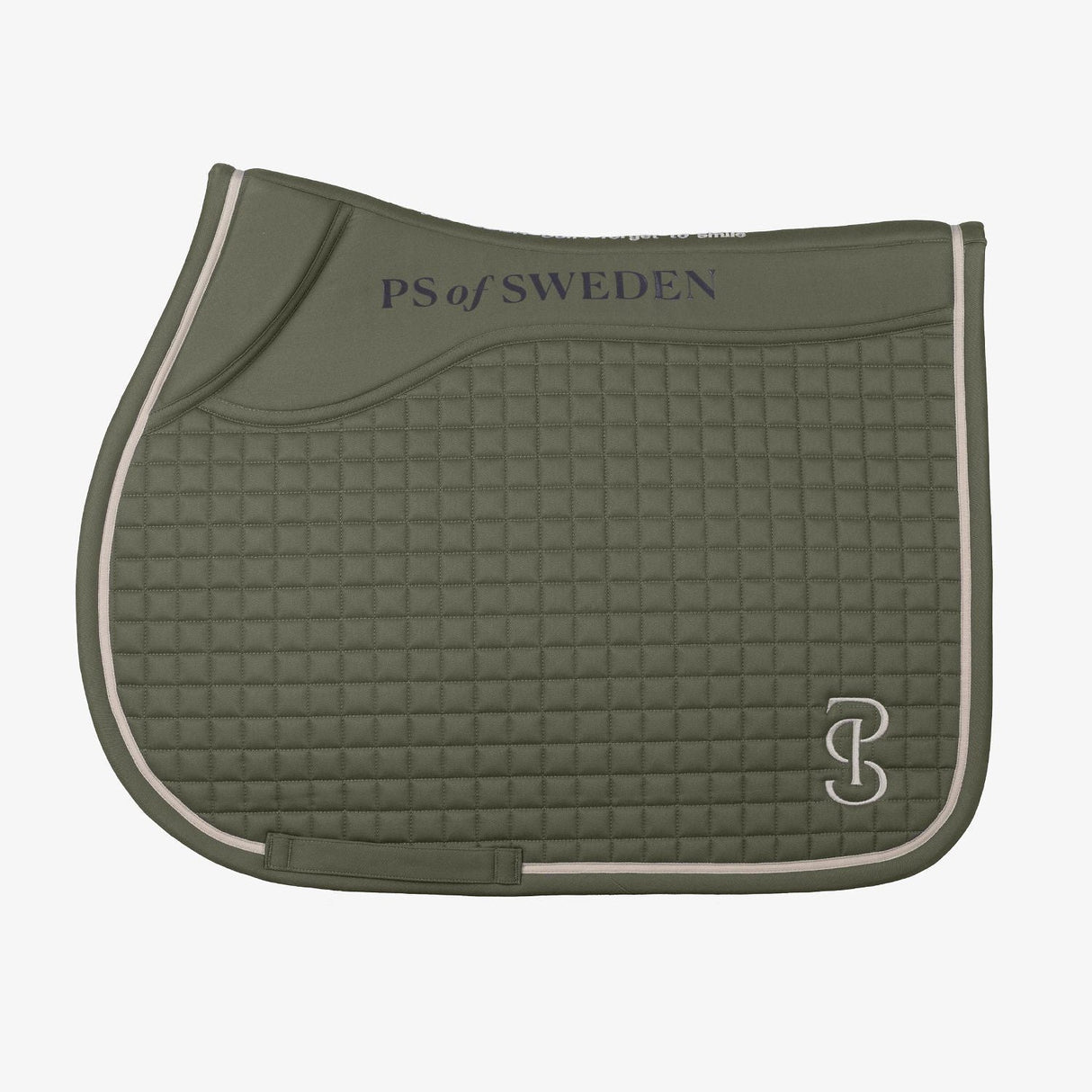 PS of Sweden Elite Jump Saddle Pad #colour_vintage-green