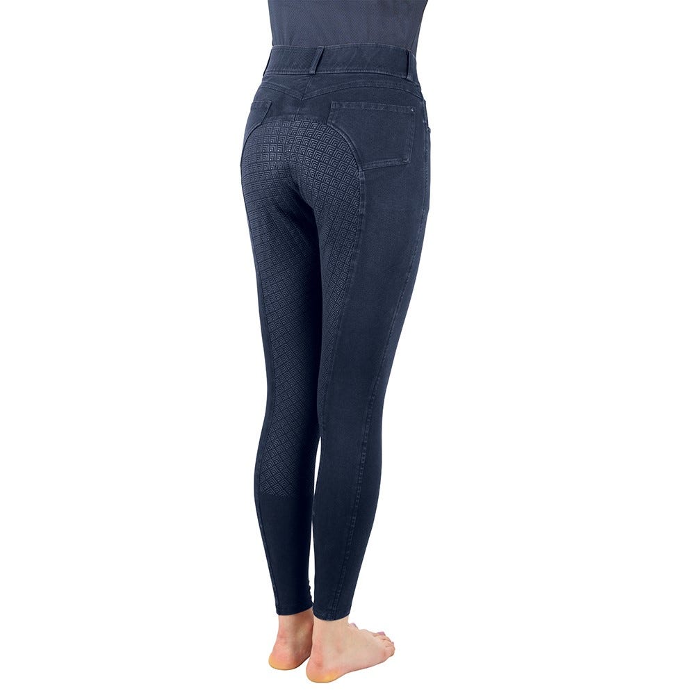 Hy Equestrian Elevate Denim Breeches #colour_dark-blue