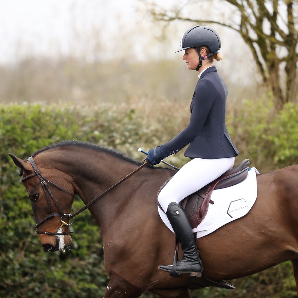 Coldstream Choicelee Close Contact Saddle Pad #colour_white