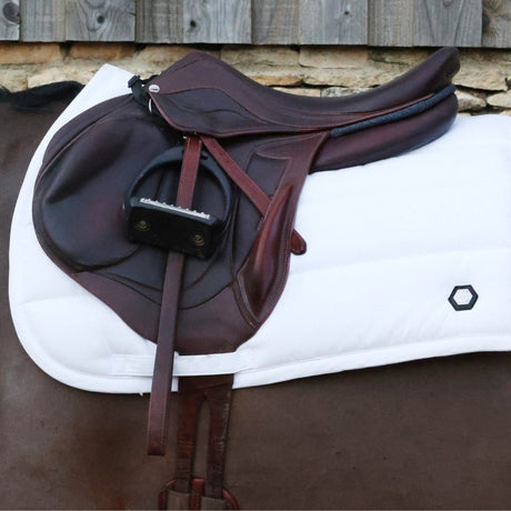 Coldstream Belford Suede GP Saddle Pad #colour_white