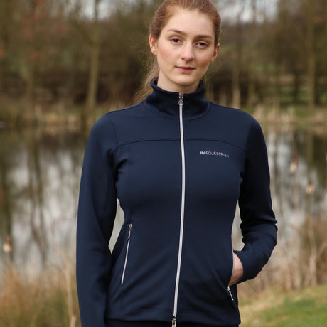 Hy Equestrian Synergy Flex Ladies Jacket #colour_navy