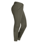 E.L.T Ladies Dahlia Silicone Riding Breeches #colour_khaki