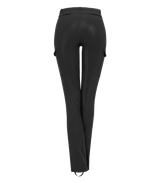 E.L.T Ladies Micro Jodhpur Cargo Silicone Breeches #colour_black