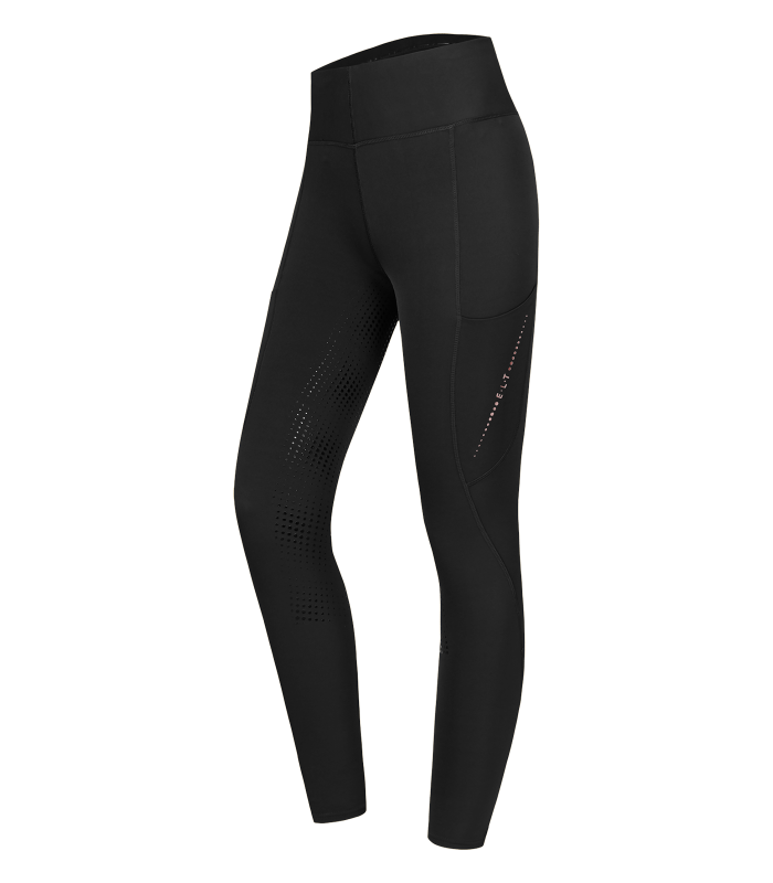 E.L.T Milla Child Thermal Riding Leggings #colour_black