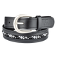 E.L.T Jewel Leather Belt #colour_black