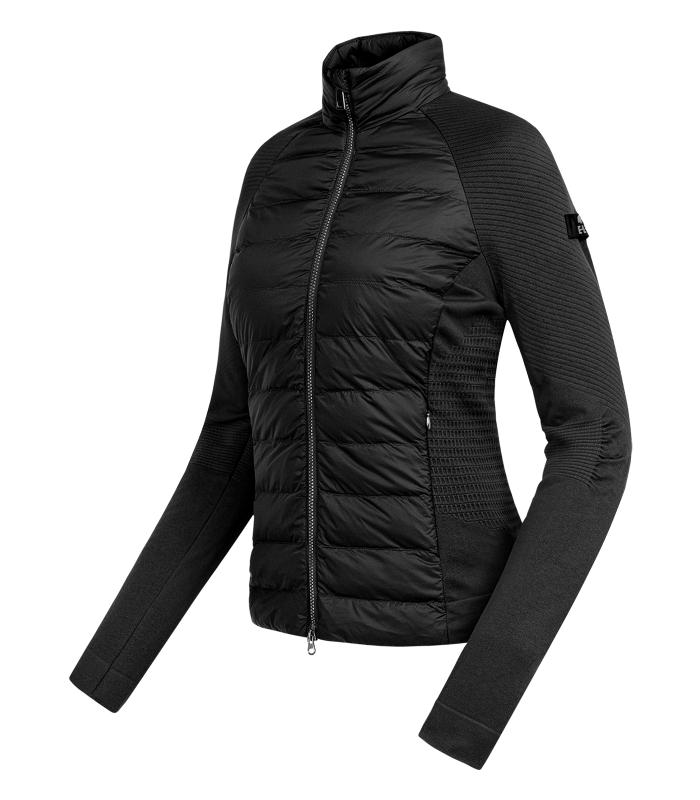 E.L.T Oregon Ladies Hybrid Quilted Jacket #colour_black