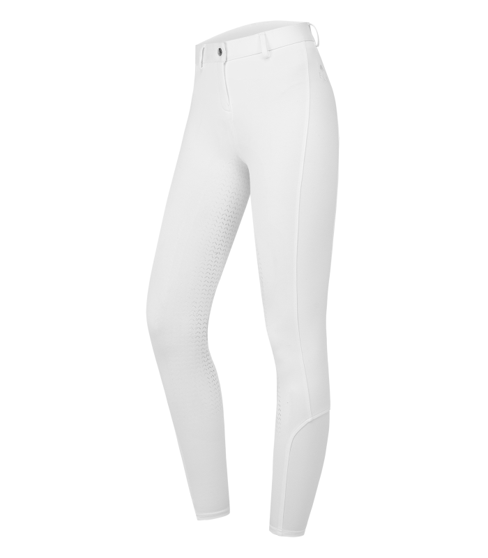 E.L.T Essential Ladies Silicone Breeches #colour_white