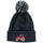 British Country Collection Red Tractor Pom Pom Beanie Hat #colour_navy