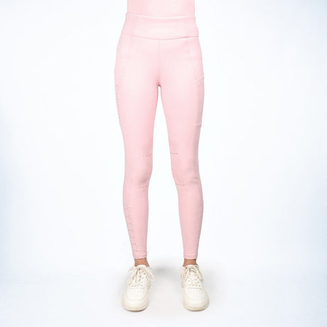 Coldstream Cranshaws Ladies Riding Tights #colour_blush-pink