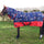 StormX Original 200g Combi Turnout Rug - Thelwell Collection Practice Makes Perfect #colour_navy-red