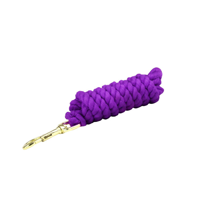 KM Elite Superfine Cotton Lead Rope #colour_purple