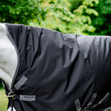 Horseware Ireland Rambo Wug Turnout Lite 0g #colour_black-thunderstorm-grey-silver