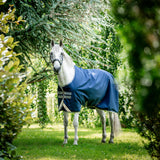 Horseware Ireland Amigo Bravo 12 Original 100g Turnout Rug #colour_navy-titanium-grey-silver