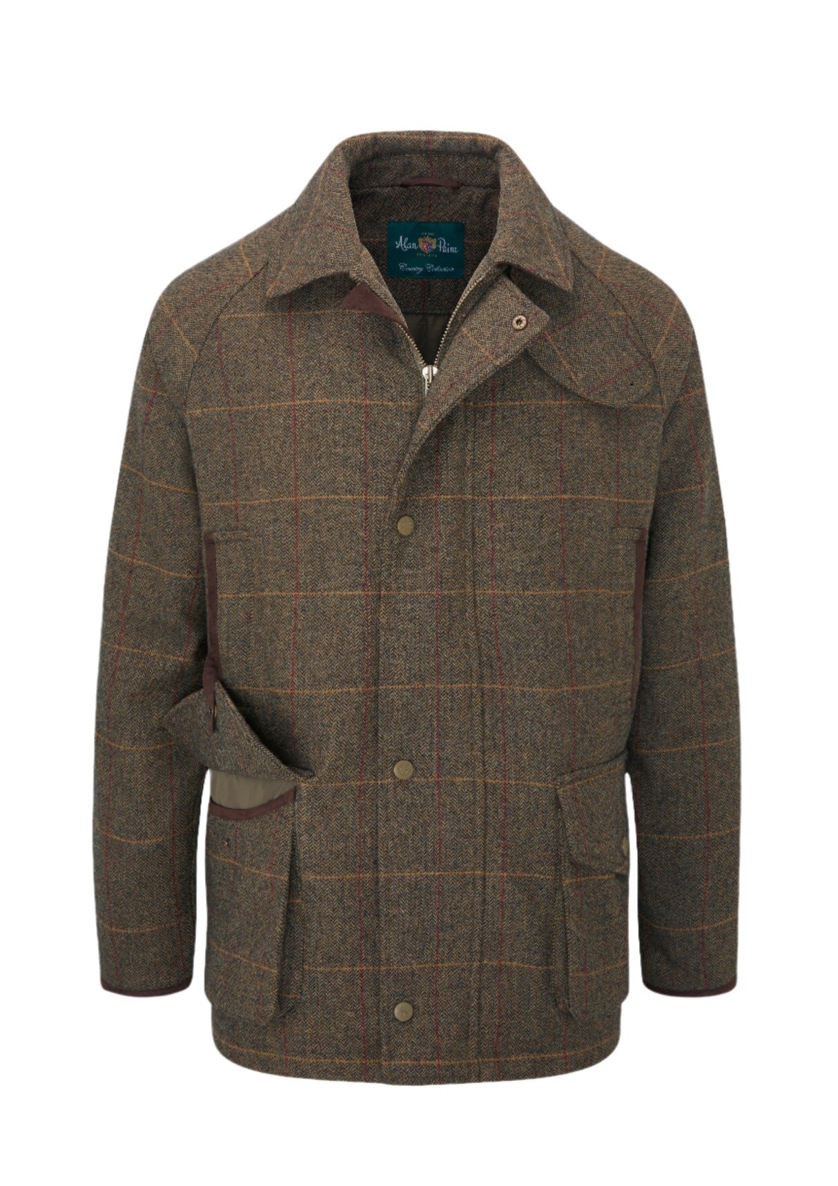 Alan Paine Combrook Men’s Waterproof Coat #colour_teak