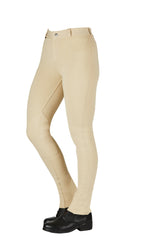 Mackey Equisential Children's Cotton Jodhpurs #colour_beige