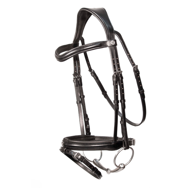 Henry James Comfort Flash Bridle #colour_black