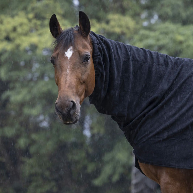 Equitheme Polar Fleece Neck Cover #colour_black