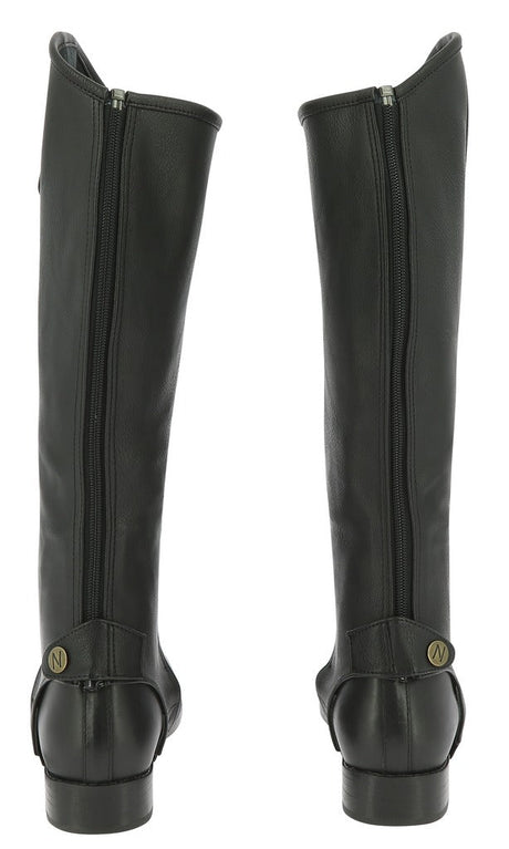 Norton Stretch Graine Half Chaps #colour_black