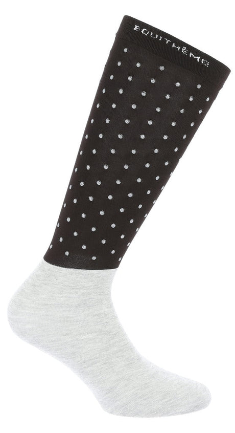 Equitheme Dotgrip Socks #colour_black