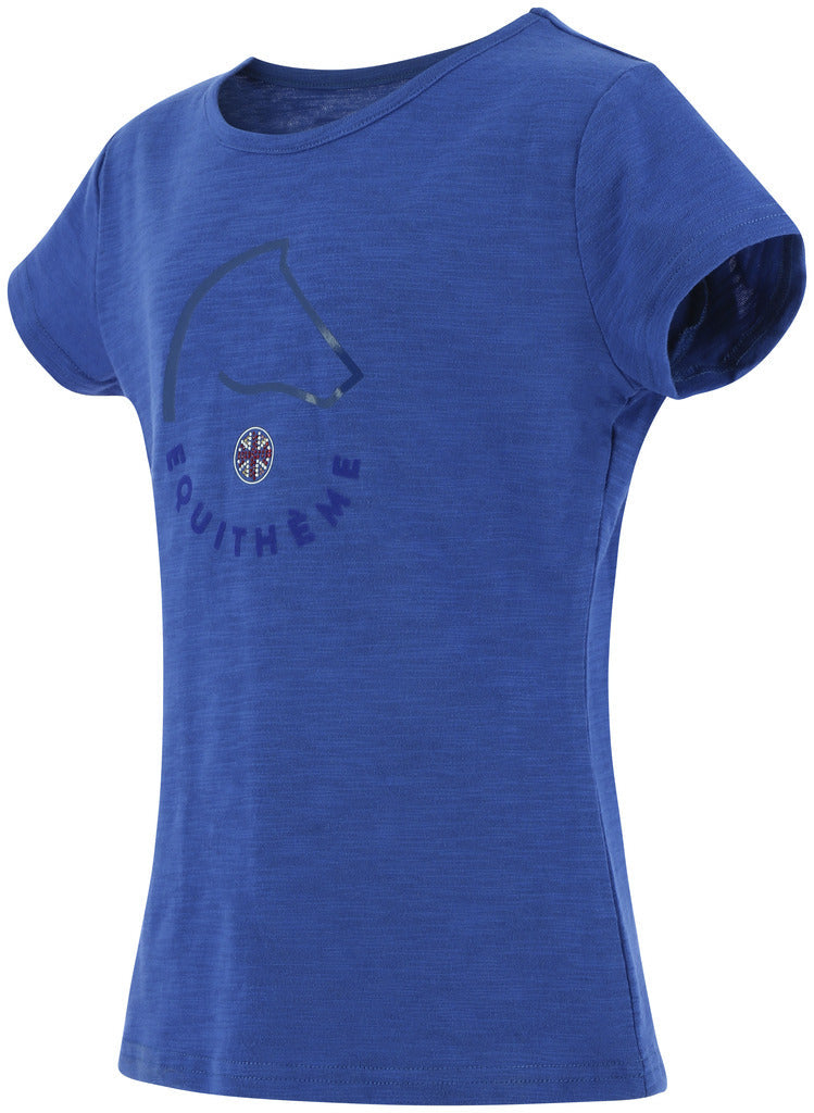 Equitheme Claire Childrens T-Shirt #colour_monaco-blue