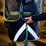 Horseware Ireland Rambo Duo Force 2.0 #colour_navy-teal-yellow-navy