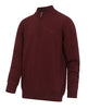 Hoggs of Fife Falkirk 1/4 Zip Pullover #colour_berry-red