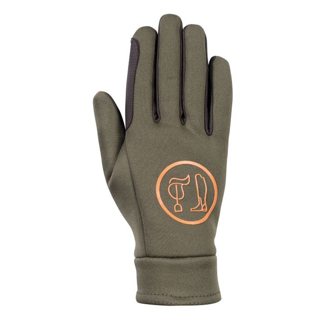 HKM Riding Gloves -Lyon- #colour_olive-green