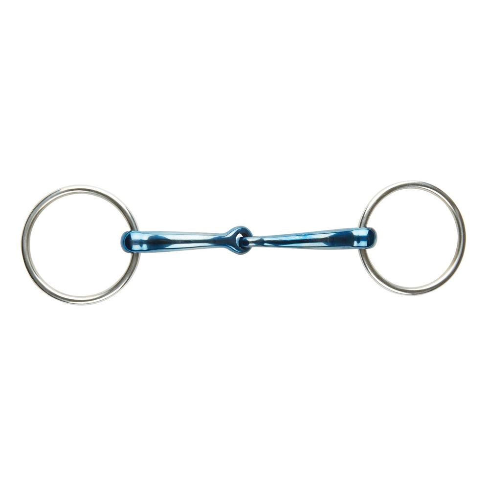 JP Korsteel Wassertrense mit blauem Stahlgelenk und losem Ring