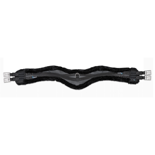 Shires ARMA SupaFleece Anatomical Elasticated Girth #colour_black