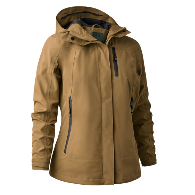 Deerhunter Sarek Shell Ladies Jacket With Hood #colour_butternut