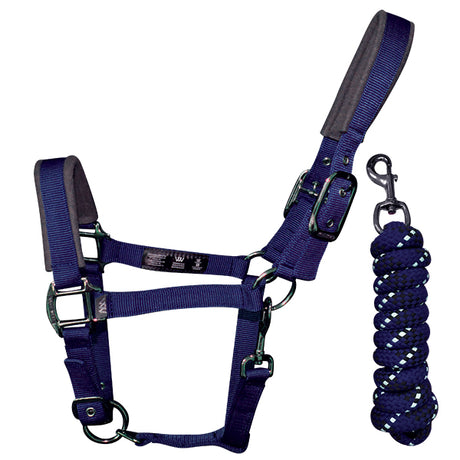 Woof Wear Head Collar & Lead Rope #colour_navy