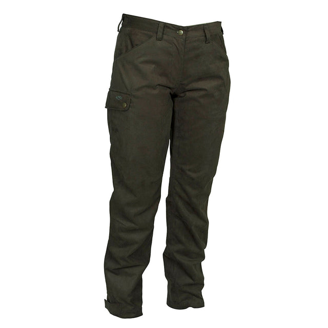 Hoggs of Fife Rannoch Ladies Waterproof Field Trousers #colour_field-green