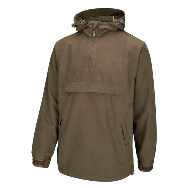 Hoggs of Fife Struther Men's Waterproof Field Smock #colour_dark-green