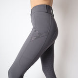 Montar Rebel Crystal Full Grip Breeches #colour_grey