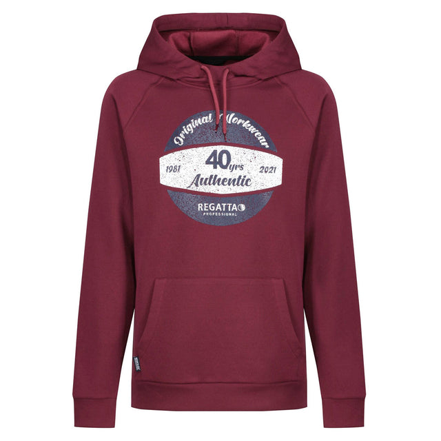 Regatta Professional Pro 40 Years Hoodie #colour_burgundy