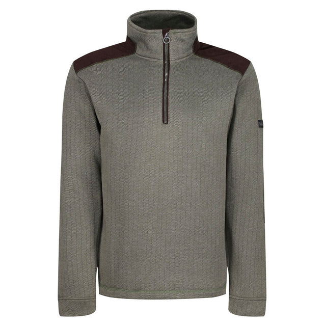 Regatta Professional Holbeck Half Zip Fleece #colour_dark-green