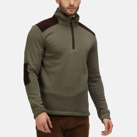 Regatta Professional Holbeck Half Zip Fleece #colour_dark-green