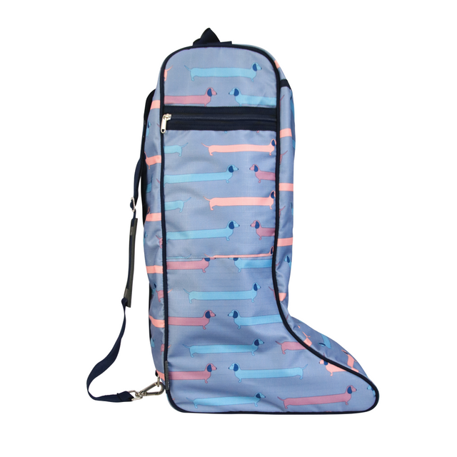 Hy Equestrian Dorris The Dachshund Boot Bag #colour_riviera-navy