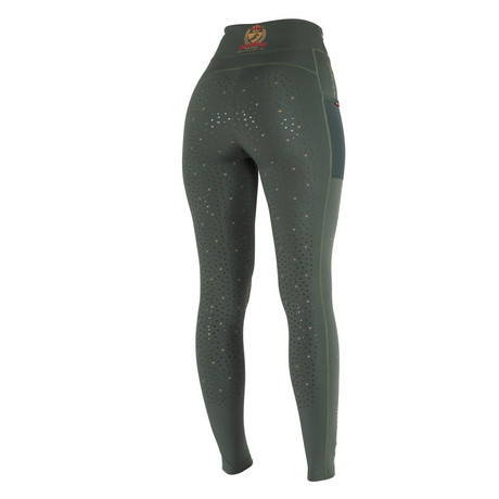 Shires Aubrion Team Riding Tights #colour_khaki