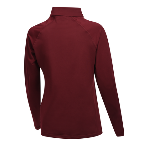 Weatherbeeta Prime Long Sleeve Ladies Top #colour_maroon