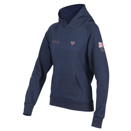 Shires Aubrion Ladies Team Hoodie #colour_navy-blue