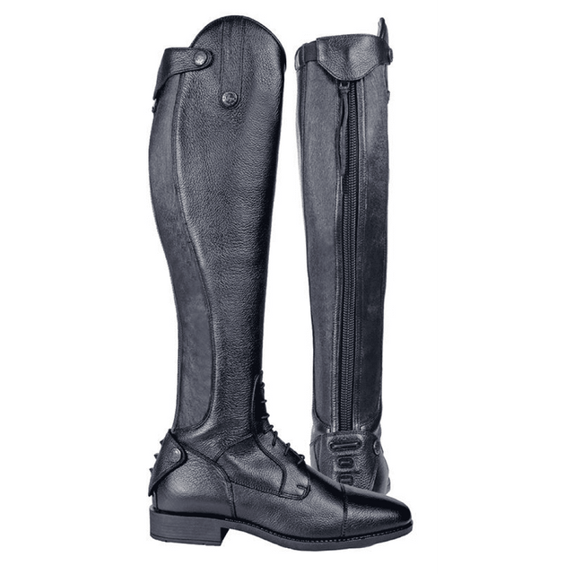 HKM Latinium Style Standard L. Width M Riding Boots #colour_black