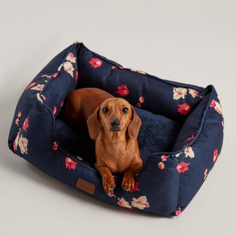 Joules Floral Box Bed #colour_navy